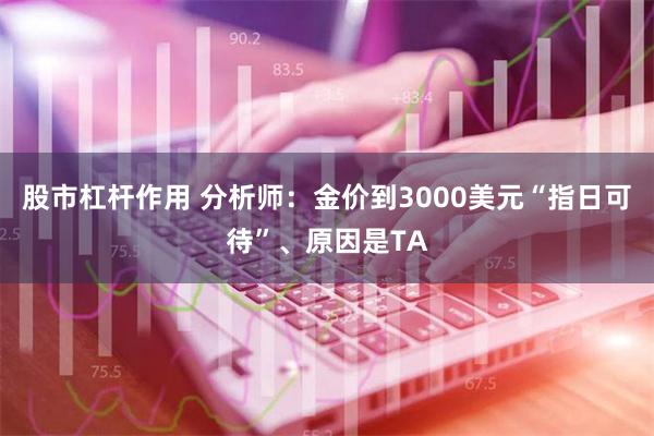 股市杠杆作用 分析师：金价到3000美元“指日可待”、原因是TA