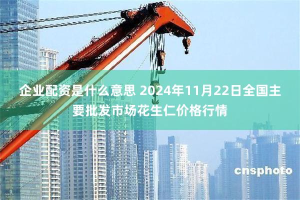 企业配资是什么意思 2024年11月22日全国主要批发市场花生仁价格行情